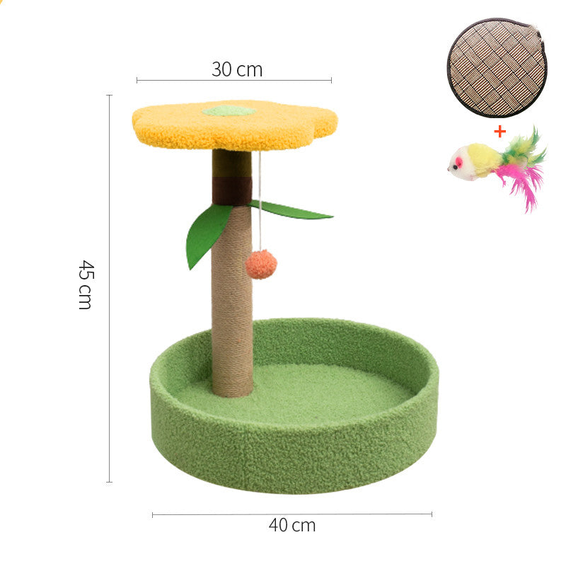 FurGuardHome Cat Scratcher with Sisal Winding and Hemp Surface