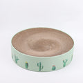 FurGuardHome Durable Round Cat Scratch Board Bed and Toy