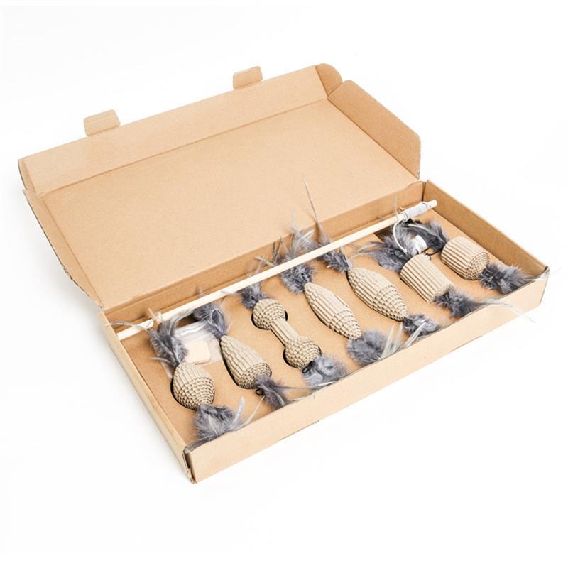 FurGaurdHome Entertaining Seven-Piece Cat Toy Set