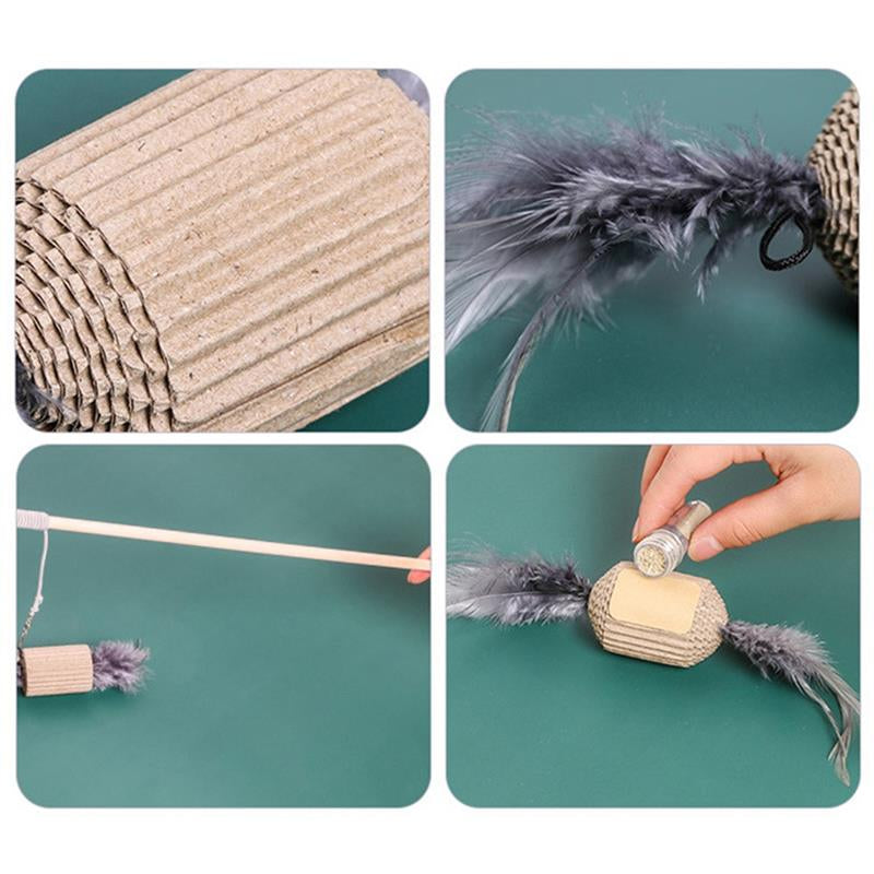 FurGaurdHome Entertaining Seven-Piece Cat Toy Set