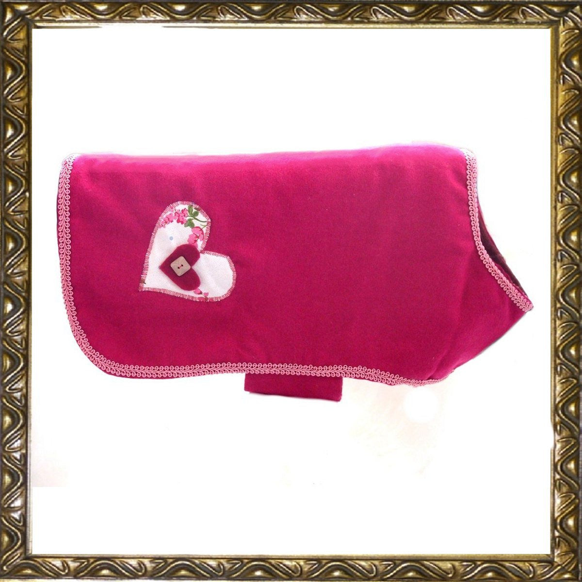 FurGuardHome Prediletto Fuchsia Heart Coat