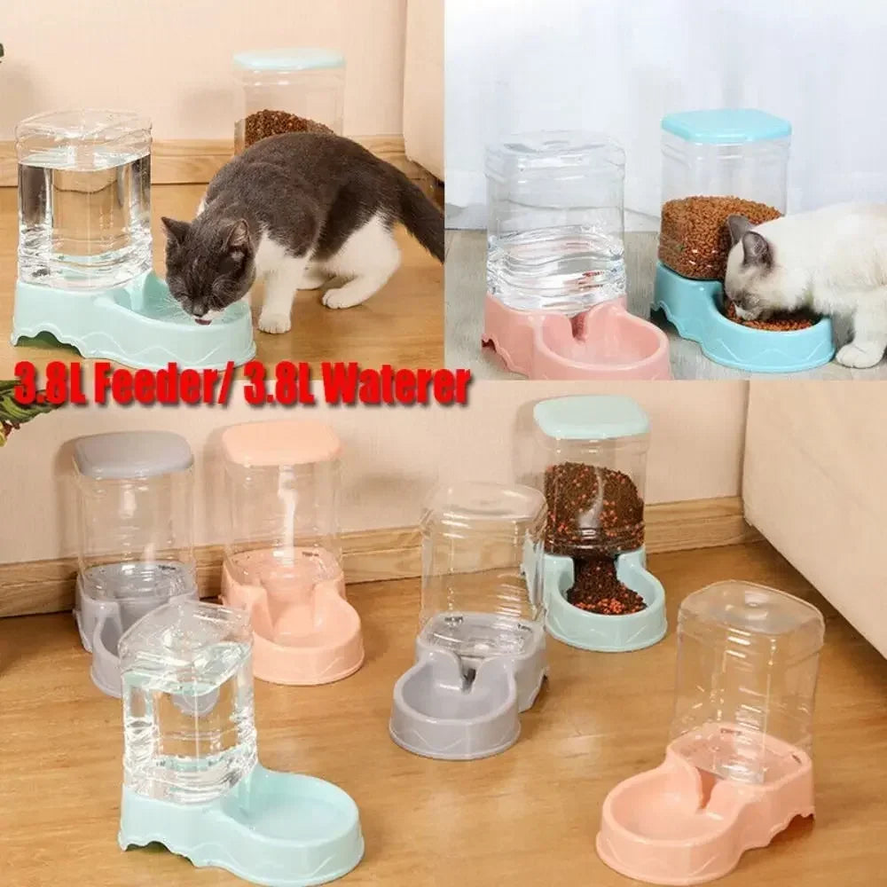 Large Capacity Pet Feeder 3.8L