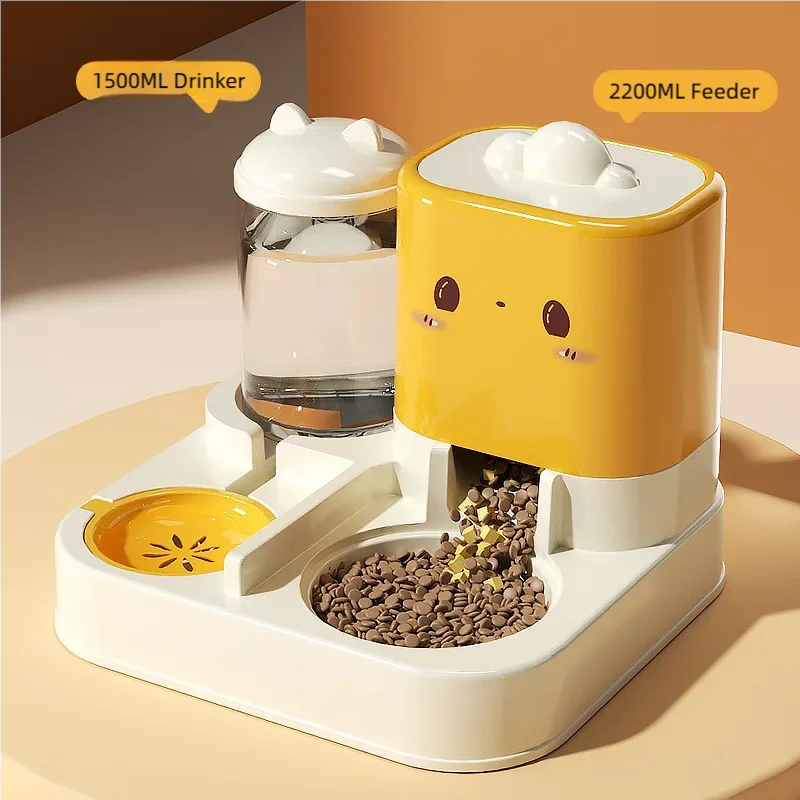 2-in-1 Pet Food & Water Dispenser