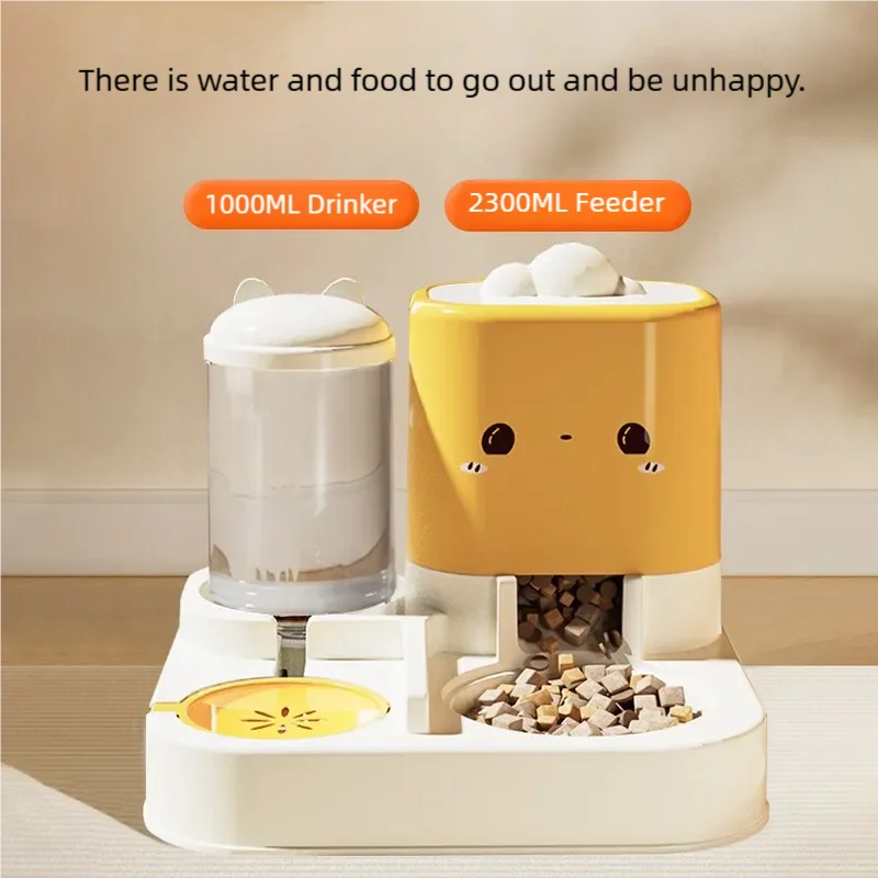 2-in-1 Pet Food & Water Dispenser