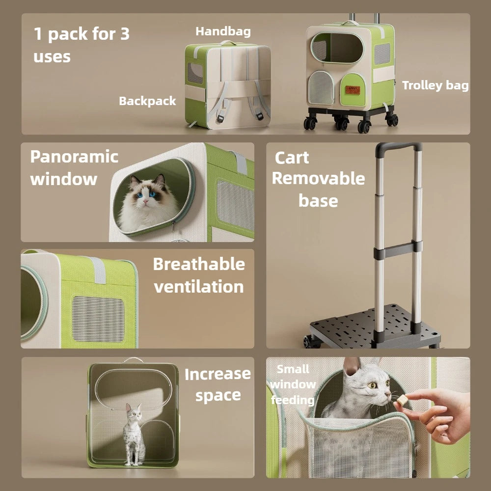 Large Pet Carrier Backpack