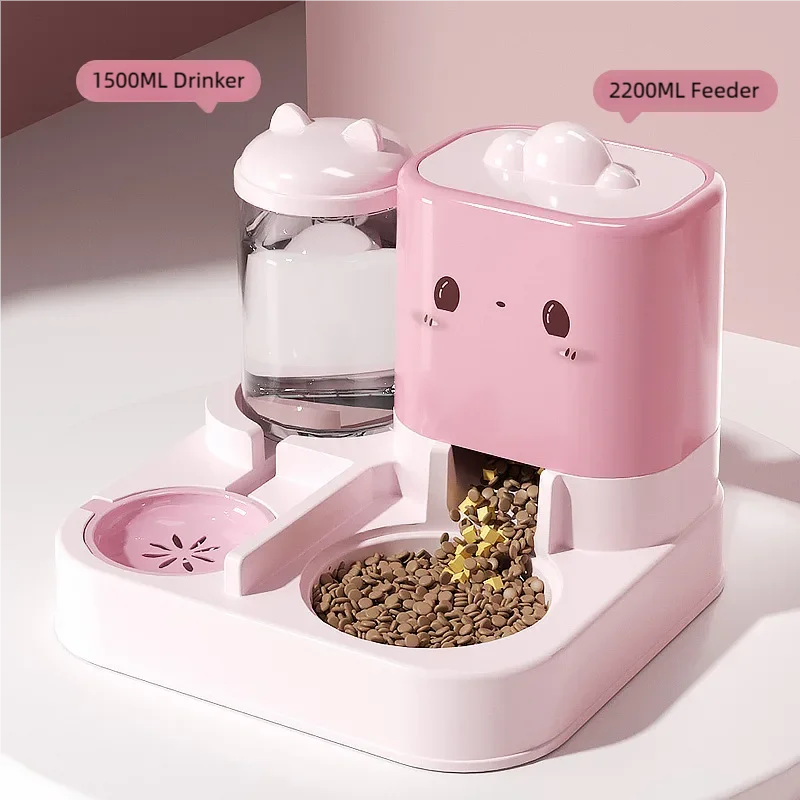 2-in-1 Pet Food & Water Dispenser