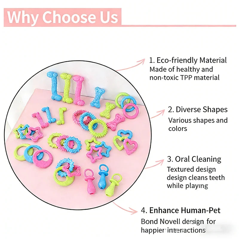 Dog Teething Toy Set