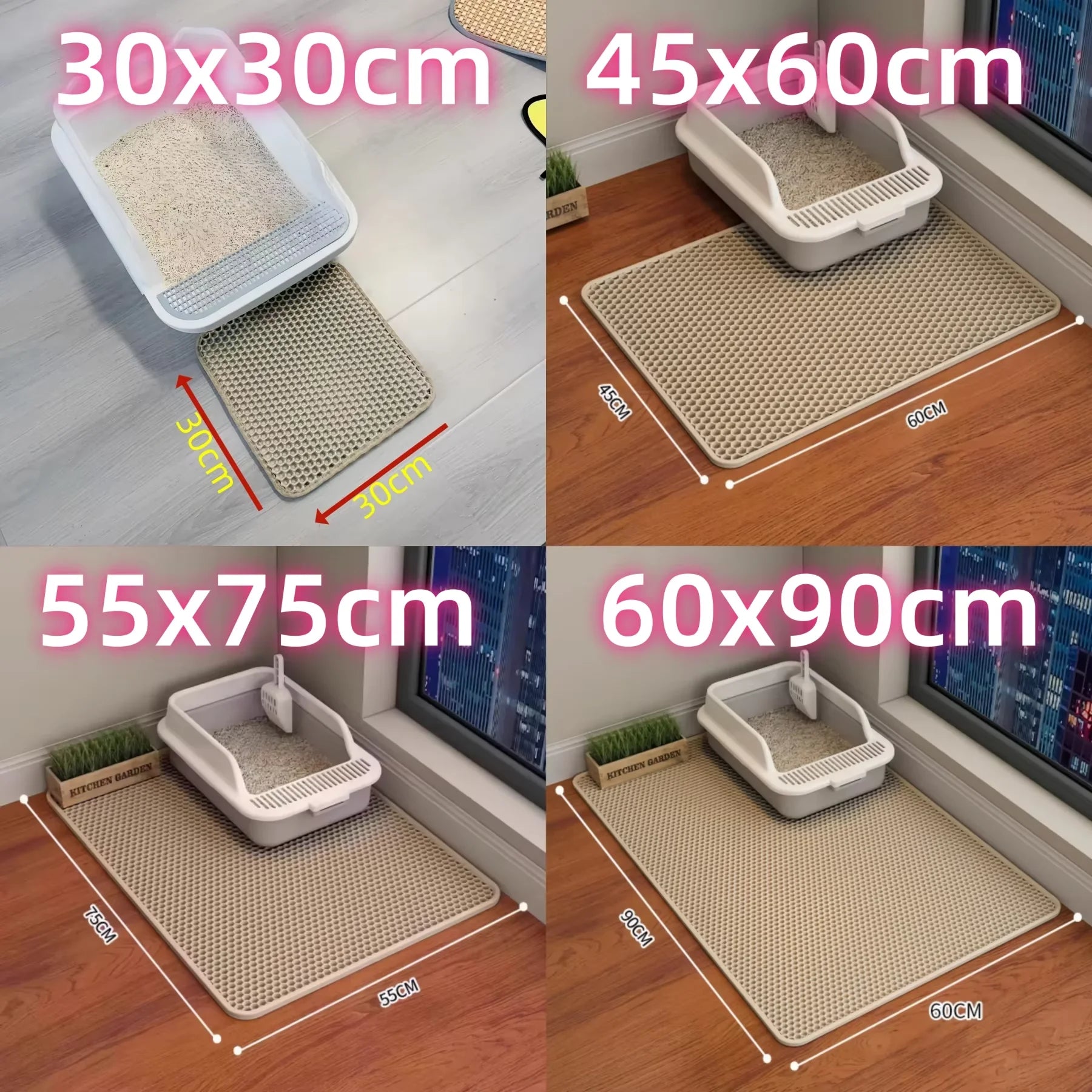 2-Layer Cat Litter Mat