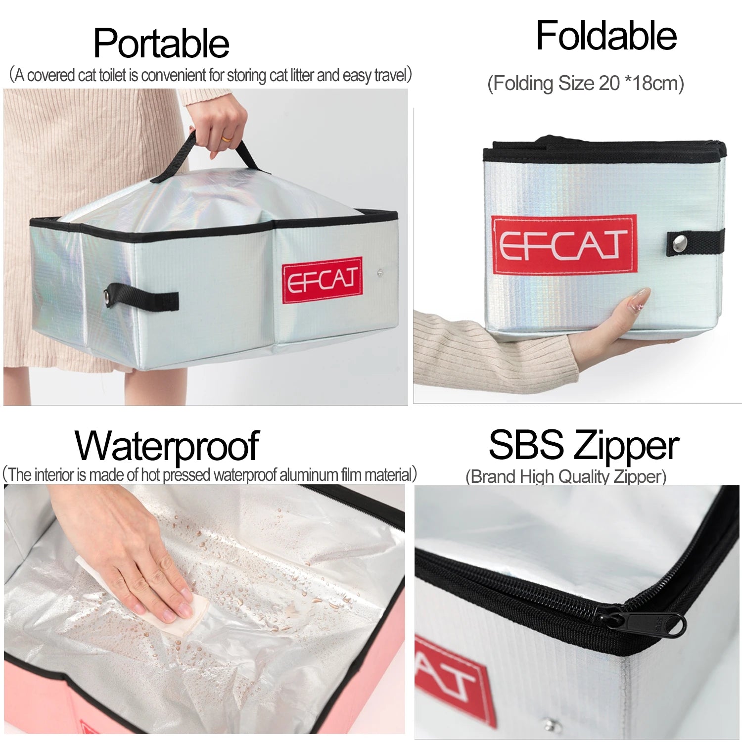 Large Foldable Cat Toilet