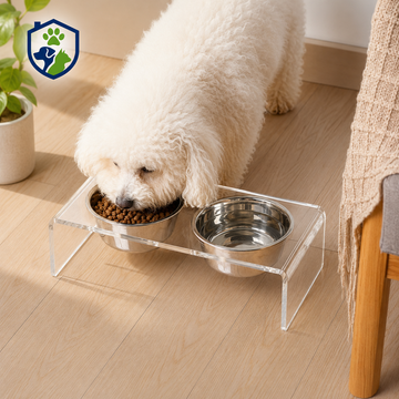 Acrylic Dogs And Cats Pet Feeder